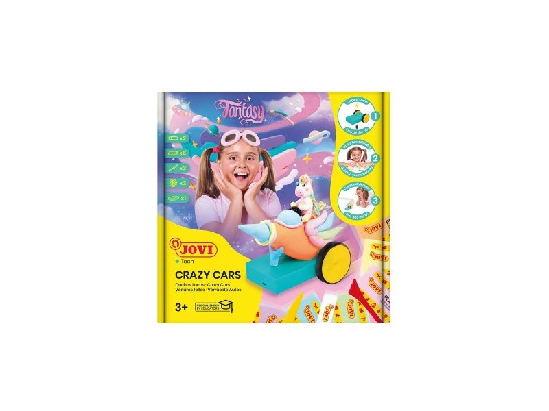 Игра от Пластелин Jovi Crazy Cars Fantasy Многоцветен (1 Части)