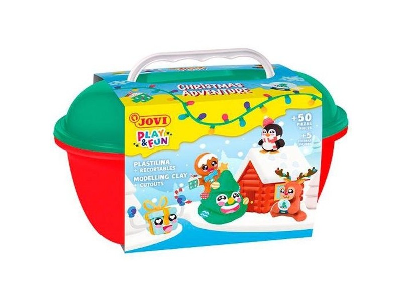 Игра от Пластелин Jovi PLAY&FUN Christmas Adventure Многоцветен