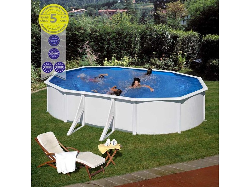 Басейн Подвижен Gre Fidji KIT500ECO Овална 500 x 300 x 120 cm