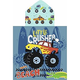 Хавлия пончо с качулка Secaneta Crusher 60 x 120 cm