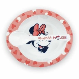 Кухненски комплект ThermoBaby Minnie Microwave Meal Set Bowl + Spoon