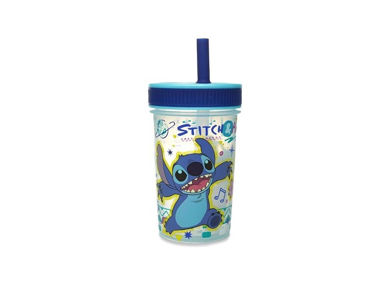 чашата за обучение ThermoBaby LILO & STITCH 420 ml Син