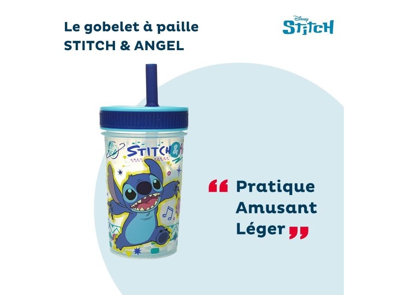 чашата за обучение ThermoBaby LILO & STITCH 420 ml Син