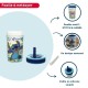 чашата за обучение ThermoBaby LILO & STITCH 420 ml Син