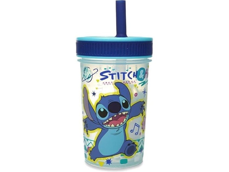 чашата за обучение ThermoBaby LILO & STITCH 420 ml Син