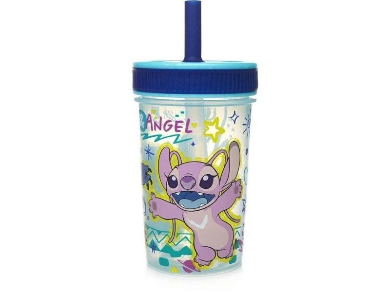чашата за обучение ThermoBaby LILO & STITCH 420 ml Син