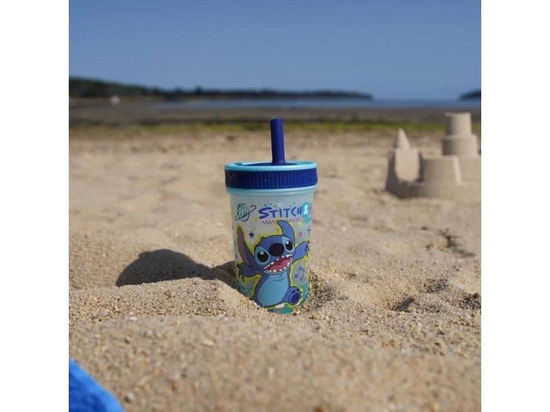 чашата за обучение ThermoBaby LILO & STITCH 420 ml Син