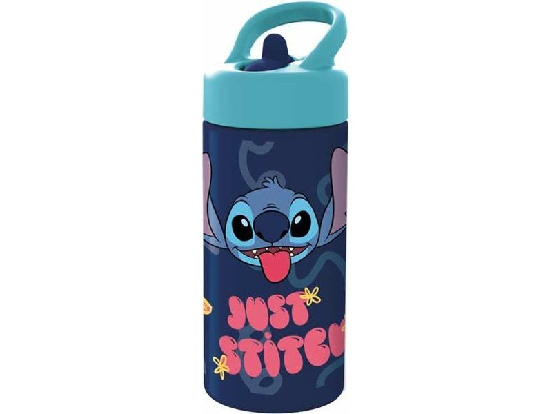Бутилка Stitch Sweet Син Люляк PVC 410 ml Детски