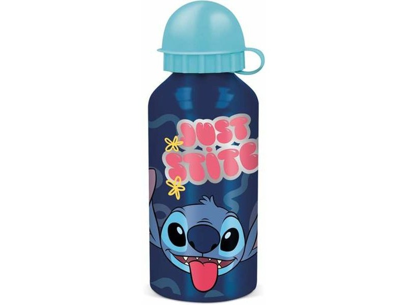 Бутилка за вода Stitch Алуминий 400 ml Силикон Бутилка за вода Stitch Алуминий 400 ml Силикон