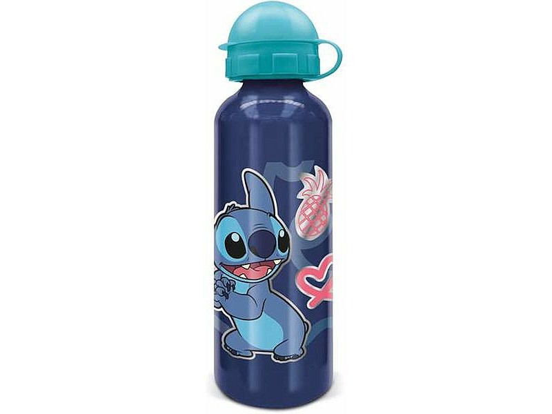 Бутилка за вода Stitch Син Алуминий 530 ml