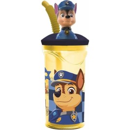 Чаша със Сламка The Paw Patrol Boy Rescue Pups 360 ml 3D