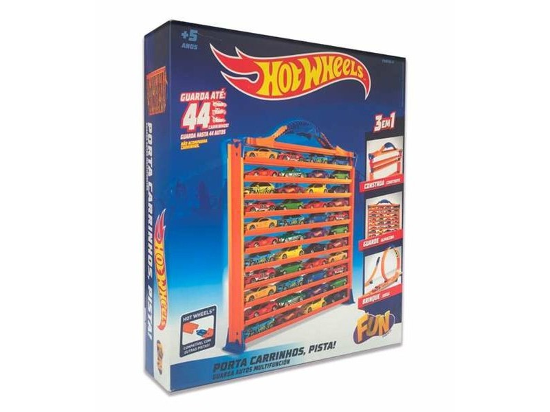 Паркинг с Автомобили Hot Wheels 30 x 27 x 6 cm Автовоз Кола