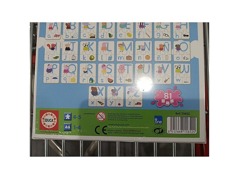 Образователна Игра El Abecedario Peppa Pig Educa 15652 (ES)