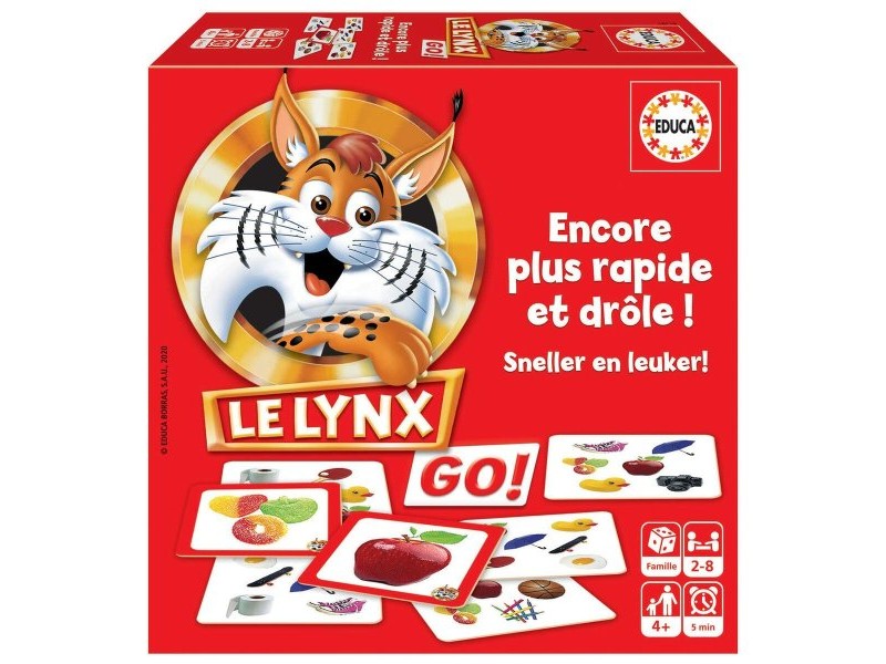 Настолна игра Educa 18716 Le Lynx Go! (FR)