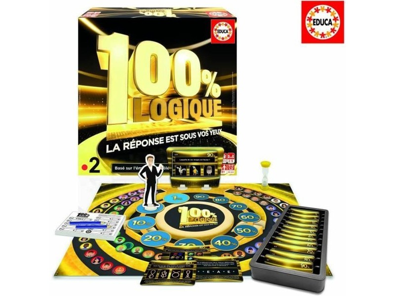 Набор от въпроси и отговори Educa 100% Logic: The Answer is before your eyes