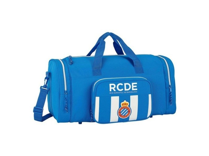 Спортна Чанта RCD Espanyol Син Бял 55 x 26 x 27 cm