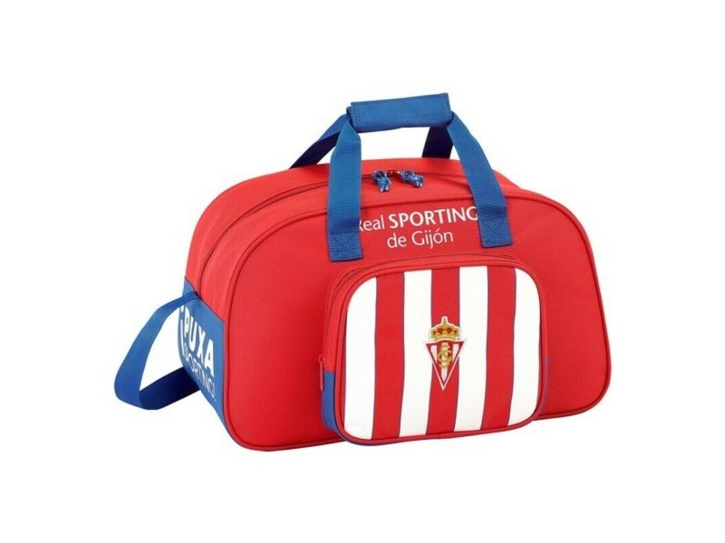 Спортна Чанта Real Sporting de Gijón Червен Бял (40 x 24 x 23 cm)