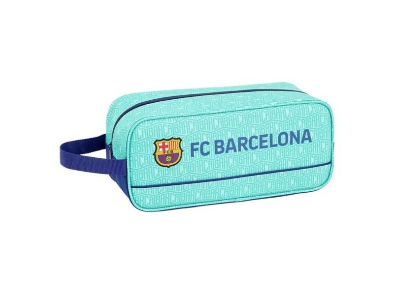 Пътническа Чанта за Обувки F.C. Barcelona цвят тюркоаз (34 x 15 x 14 cm)