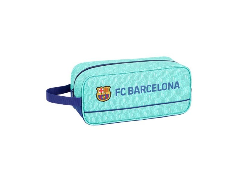 Пътническа Чанта за Обувки F.C. Barcelona цвят тюркоаз (34 x 15 x 14 cm)