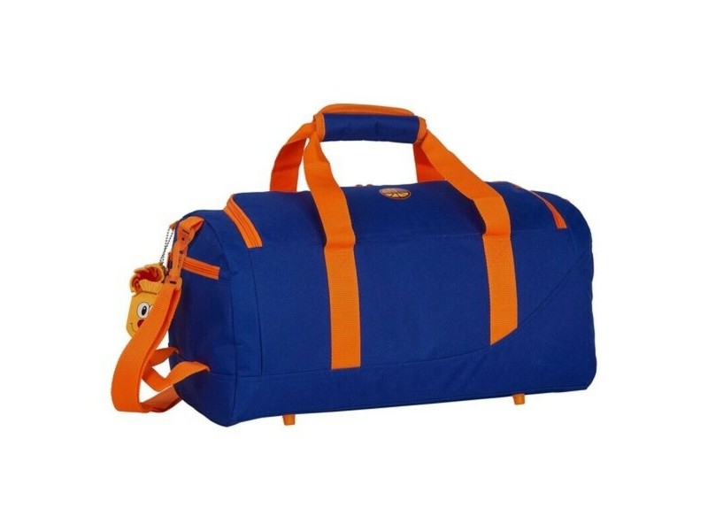 Спортна Чанта Valencia Basket Син Оранжев (50 x 25 x 25 cm)