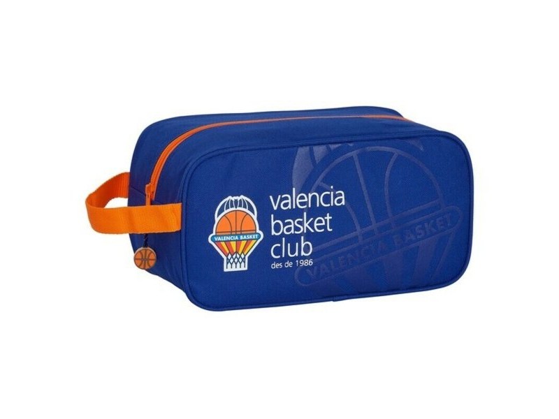 Пътническа Чанта за Обувки Valencia Basket Син Оранжев (29 x 15 x 14 cm)