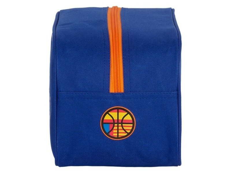 Пътническа Чанта за Обувки Valencia Basket Син Оранжев (29 x 15 x 14 cm)