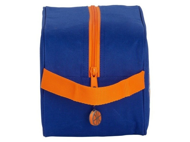 Пътническа Чанта за Обувки Valencia Basket Син Оранжев (29 x 15 x 14 cm)