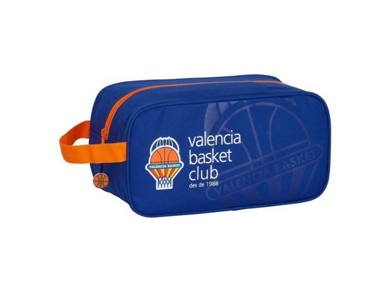 Пътническа Чанта за Обувки Valencia Basket Син Оранжев (29 x 15 x 14 cm)