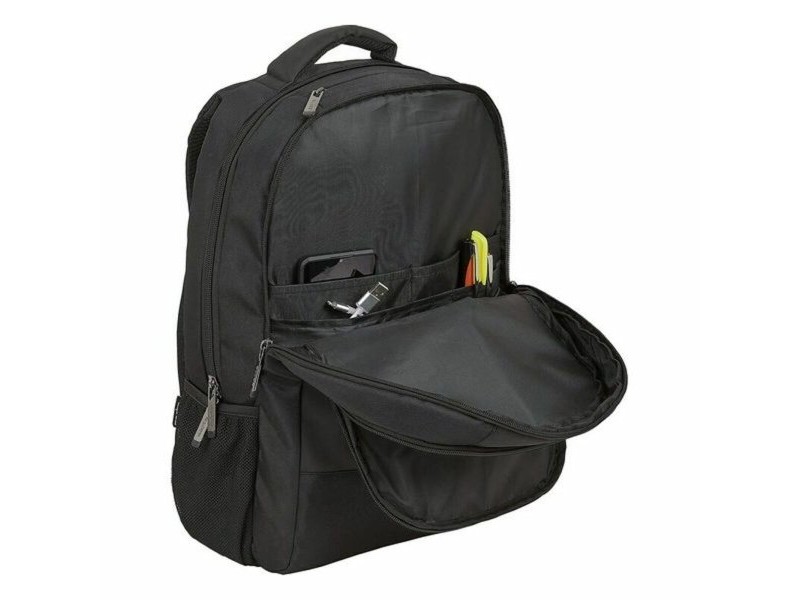 Раница за Лаптоп и Таблет с Изход за USB Safta 15,6'' Черен 30 x 43 x 16 cm