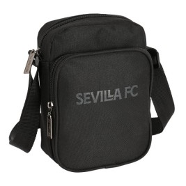 Чанта за Рамо Sevilla Fútbol Club Teen 16 x 22 x 6 cm Черен