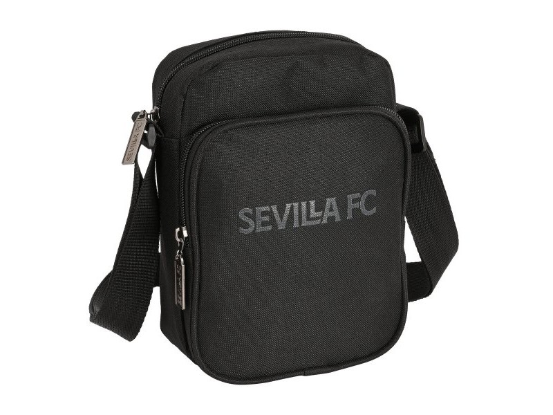 Чанта за Рамо Sevilla Fútbol Club Teen 16 x 22 x 6 cm Черен