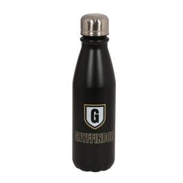 Бутилка за вода Harry Potter Bravery Черен Метал 500 ml