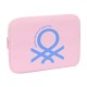 Калъф за каптоп Benetton Pink Розов (31 x 23 x 2 cm)