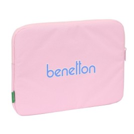 Калъф за каптоп Benetton Pink Розов (34 x 25 x 2 cm)