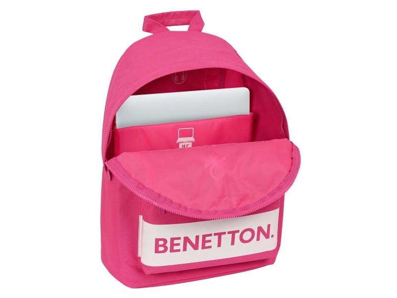 Раница за лаптоп Benetton  benetton  Фуксия (31 x 41 x 16 cm)