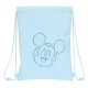 Раница с връвка Mickey Mouse Baby Светло син 26 x 34 cm