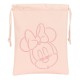 Чанта за Обяд Minnie Mouse Baby Светло розово 20 x 25 cm Чувал