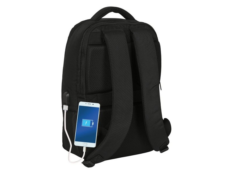 Раница за Лаптоп и Таблет с Изход за USB Capitán América Черен