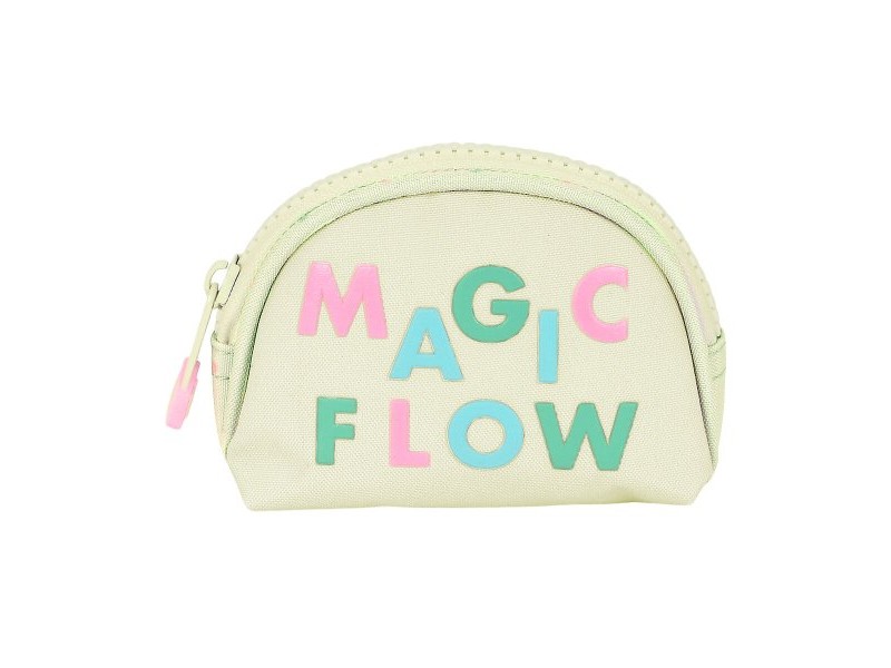 портмоне Glow Lab Magic flow Бежов (9.5 x 7 x 3 cm)