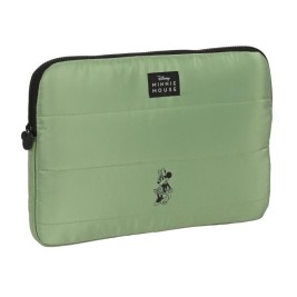 Калъф за каптоп Minnie Mouse Mint shadow Военно зелено 34 x 25 x 2 cm