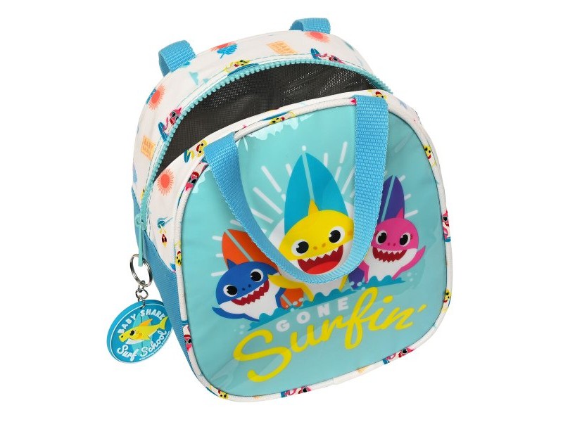 Термо чанта Baby Shark Surfing Син Бял 19 x 22 x 14 cm