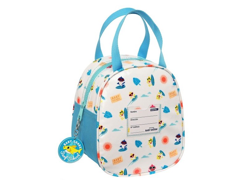 Термо чанта Baby Shark Surfing Син Бял 19 x 22 x 14 cm