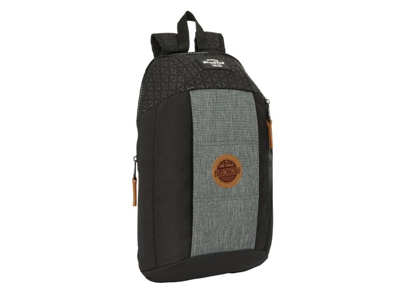 Всекидневна Раница BlackFit8 Old school Черен Сив 22 x 39 x 10 cm Всекидневна Раница BlackFit8 Old school Черен Сив 22 x 39 x 10 cm