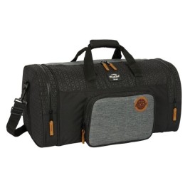 Спортна Чанта BlackFit8 Old school Черен Сив 55 x 26 x 27 cm