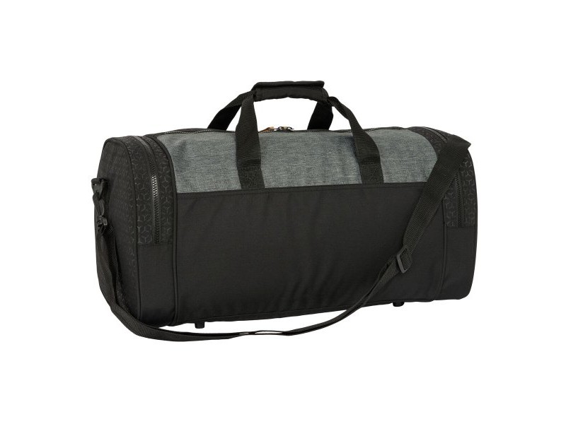 Спортна Чанта BlackFit8 Old school Черен Сив 55 x 26 x 27 cm