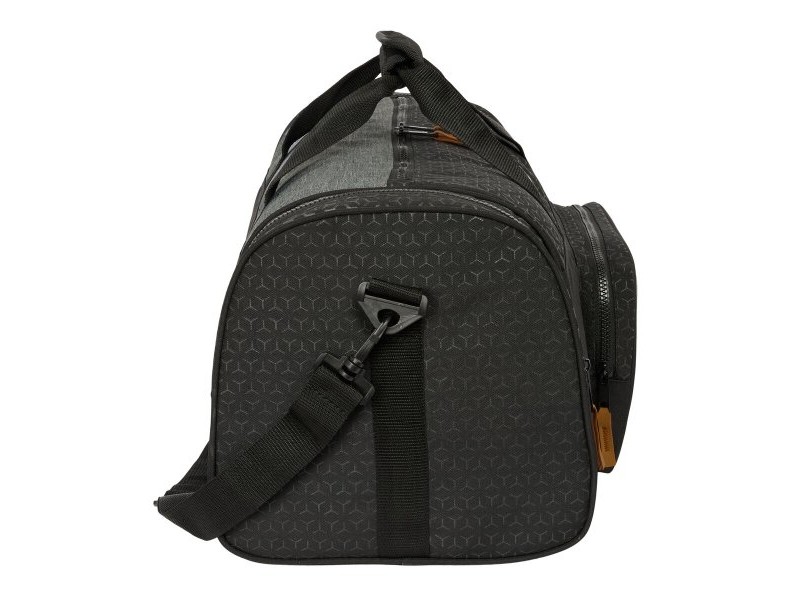 Спортна Чанта BlackFit8 Old school Черен Сив 55 x 26 x 27 cm