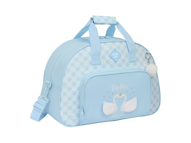 Спортна Чанта Glow Lab Cisnes Светло син 48 x 33 x 21 cm