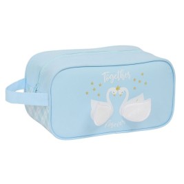 Пътническа Чанта за Обувки Glow Lab Cisnes Светло син 29 x 15 x 14 cm