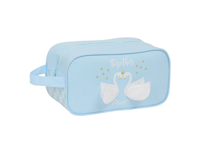 Пътническа Чанта за Обувки Glow Lab Cisnes Светло син 29 x 15 x 14 cm