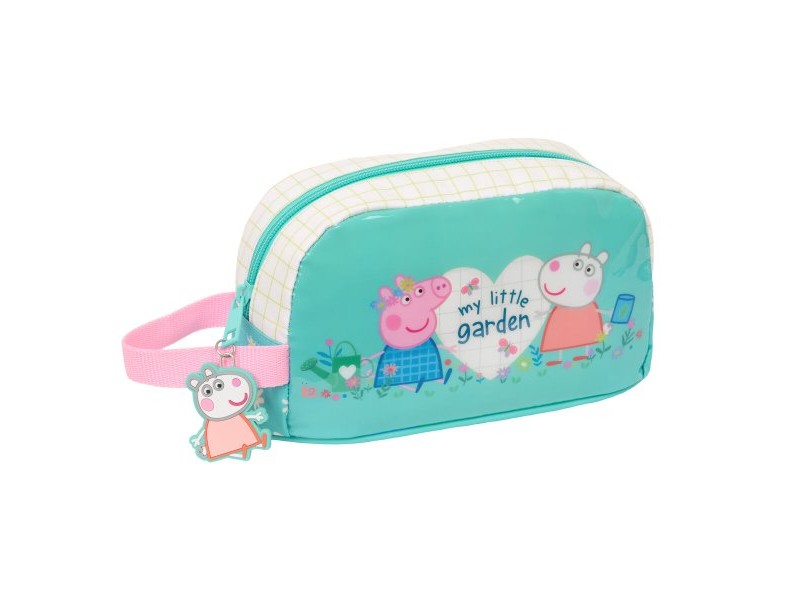 Термо чанта Peppa Pig Pretty flowers Жълт Мента 21,5 x 12 x 6,5 cm